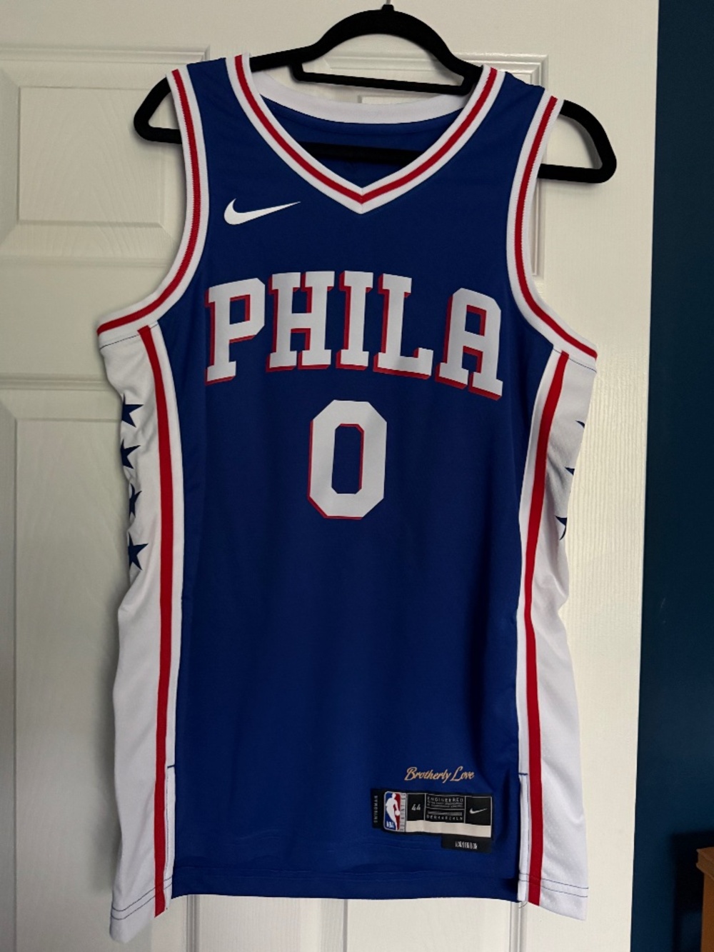 Nike NBA Philadelphia 76ers Tyrese Maxey Jersey Men’s Medium NWT
